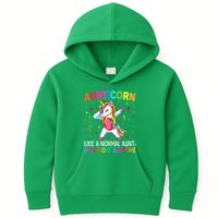 Aunticorn Like An Aunt Only Awesome Dabbing Unicorn Kids Hoodie