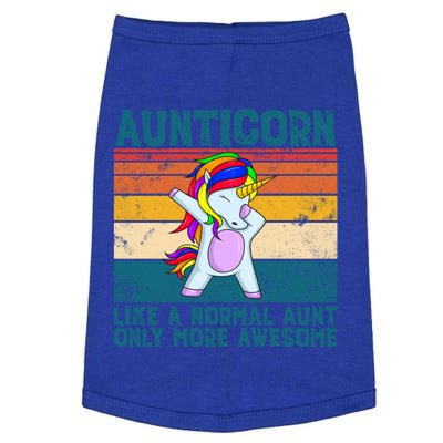 Aunticorn Like A Aunt Only Awesome Retro Dabbing Aunticorn Cool Gift Doggie Tank