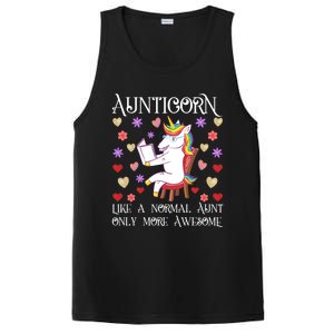 Aunticorn Like A Normal Aunt But More Awesome Funny Gift PosiCharge Competitor Tank