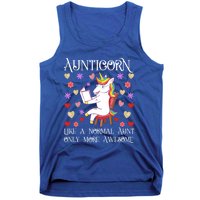 Aunticorn Like A Normal Aunt But More Awesome Funny Gift Tank Top