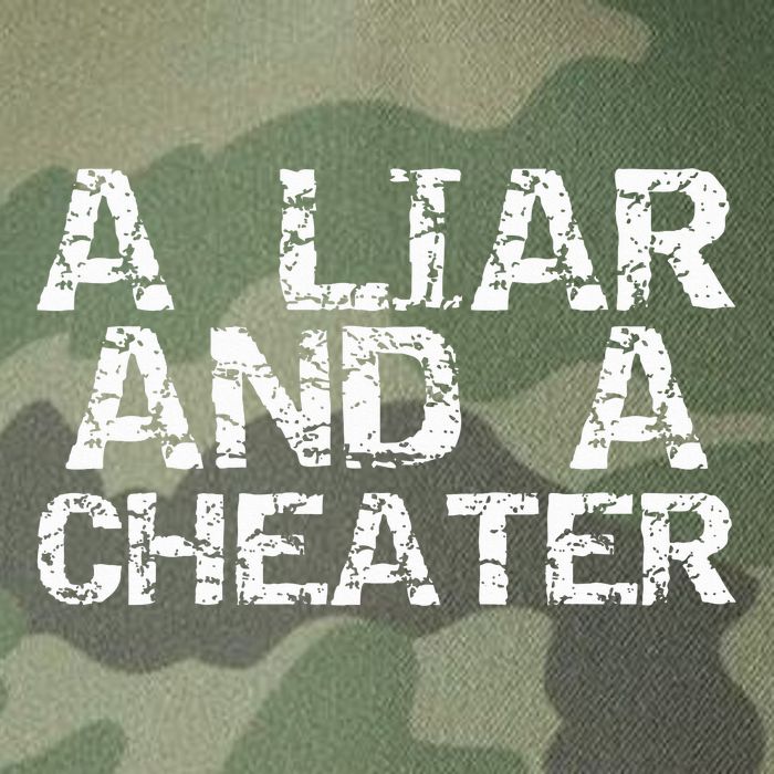 A Liar & A Cheater Caught Cheating Gift Sarcastic Breakup Legacy Tie Dye Trucker Hat