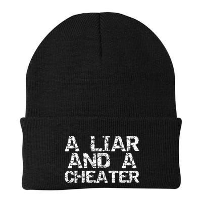 A Liar & A Cheater Caught Cheating Gift Sarcastic Breakup Beanie