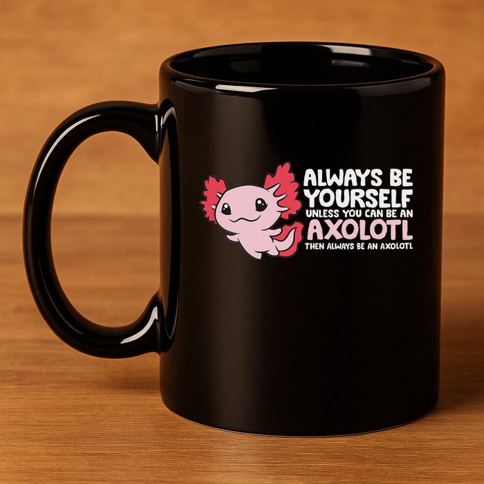 Axolotl Lover Axolotl Owner Always Be An Axolotl 11oz C Handle Ceramic Mug