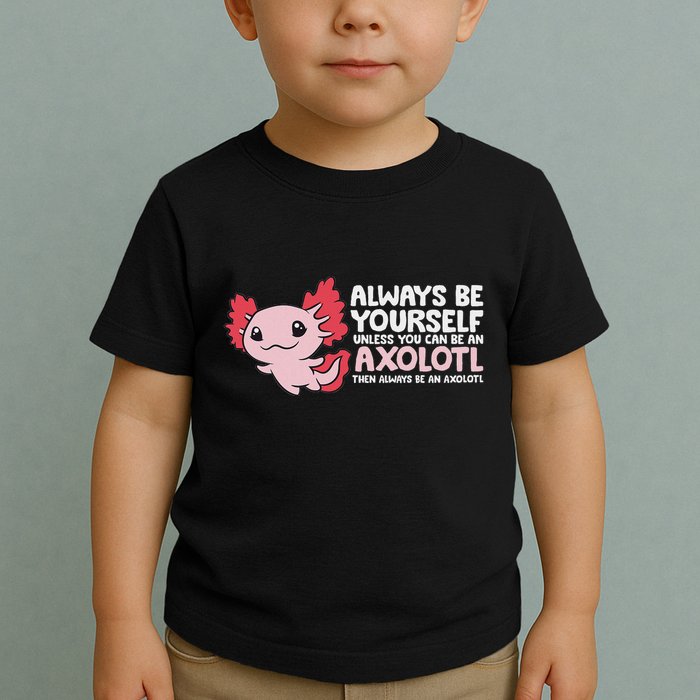 Axolotl Lover Axolotl Owner Always Be An Axolotl Toddler T-Shirt