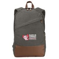 Axolotl Lover Axolotl Owner Always Be An Axolotl Cotton Canvas Backpack