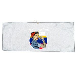 Arepas Latin America Venezuelan Wo Girl Gift Venezuela Large Microfiber Waffle Golf Towel