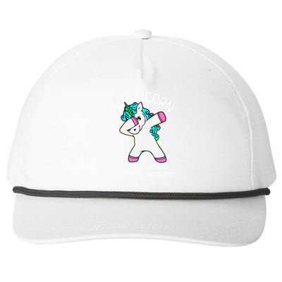 Aunticorn Like A Normal Aunt Only More Awesome Auntie Gift Snapback Five-Panel Rope Hat