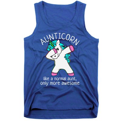 Aunticorn Like A Normal Aunt Only More Awesome Auntie Gift Tank Top