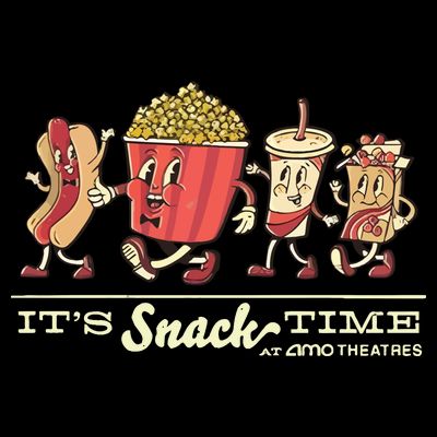 Amc Lobby Amc ItS Snack Time T-Shirt