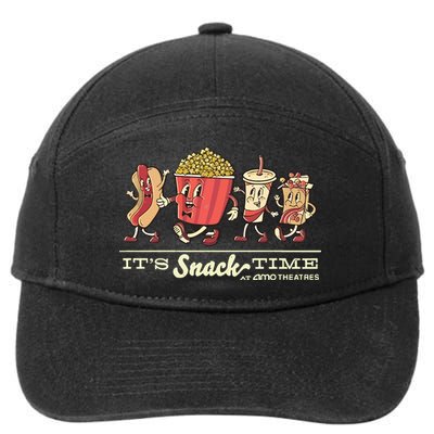 Amc Lobby Amc ItS Snack Time 7-Panel Snapback Hat