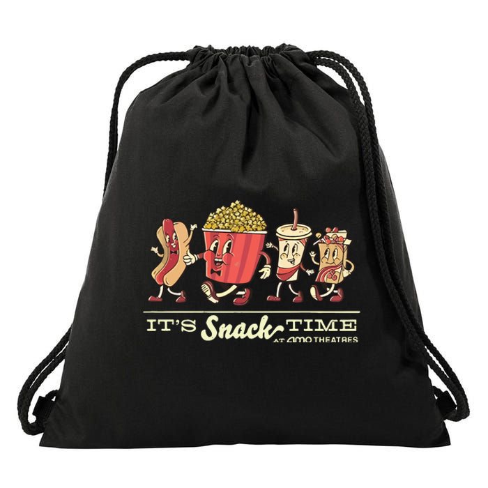 Amc Lobby Amc ItS Snack Time Drawstring Bag