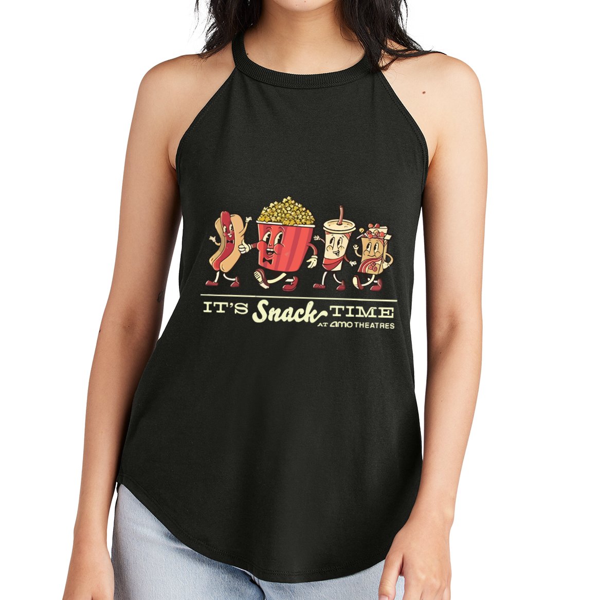Amc Lobby Amc ItS Snack Time Women's Perfect Tri Rocker Tank