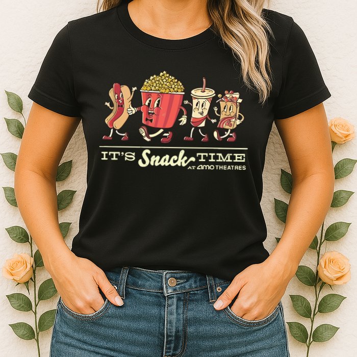 Amc Lobby Amc ItS Snack Time Womens T-Shirt