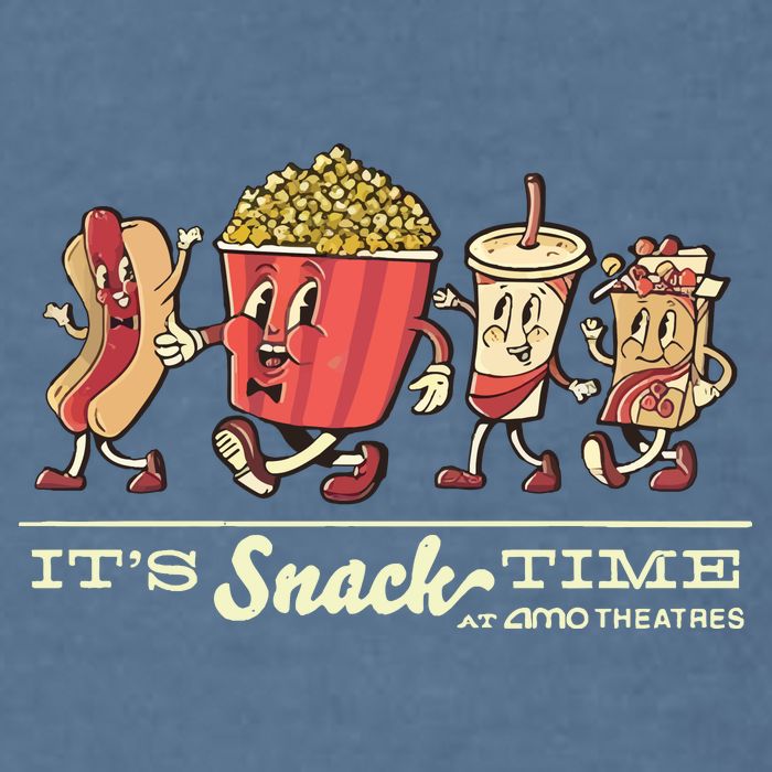 Amc Lobby Amc ItS Snack Time Garment-Dyed Sweatshirt