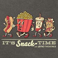 Amc Lobby Amc ItS Snack Time Cotton Canvas Backpack