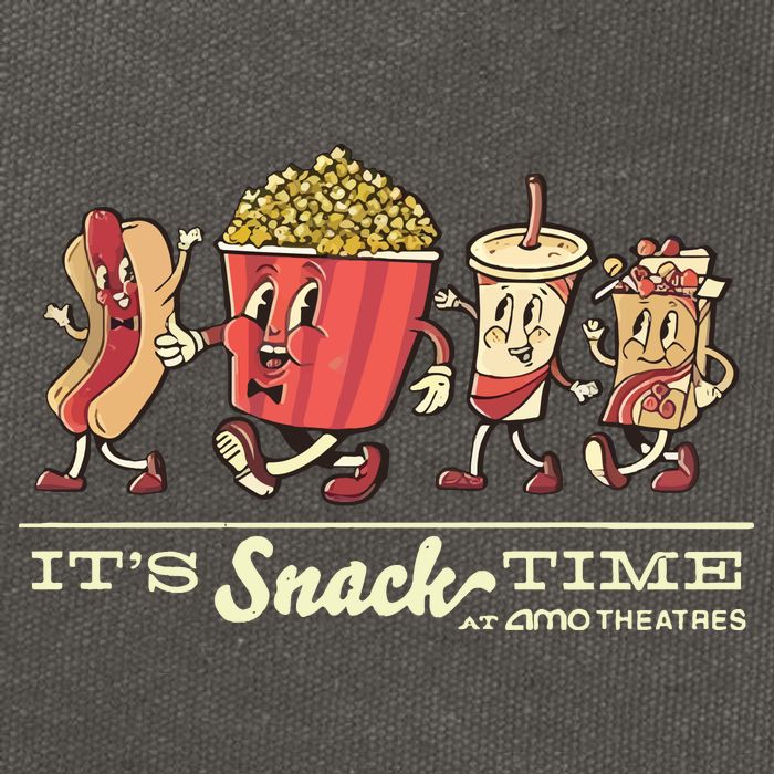Amc Lobby Amc ItS Snack Time Cotton Canvas Backpack