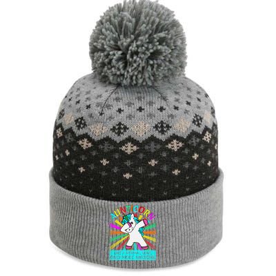 Aunticorn Like A Normal Aunt Only More Awesome Great Gift The Baniff Cuffed Pom Beanie