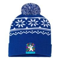 Aunticorn Like A Normal Aunt Only More Awesome Great Gift USA-Made Snowflake Beanie