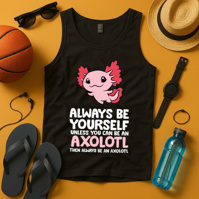 Axolotl Love Always Be Yourself Unless You Can Be An Axolotl Tank Top