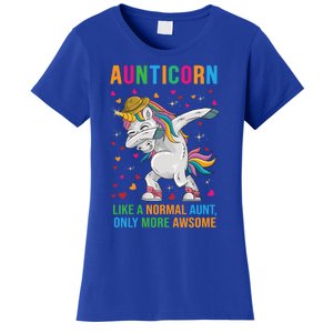 Aunticorn Like A Normal Aunt Only More Awesome Funny Gift Women's T-Shirt