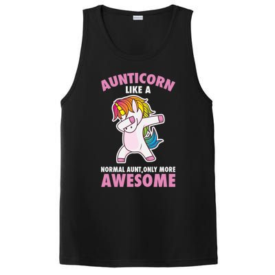 Aunticorn Like A Normal Aunt Only More Awesome Unicorn Aunt Cool Gift PosiCharge Competitor Tank