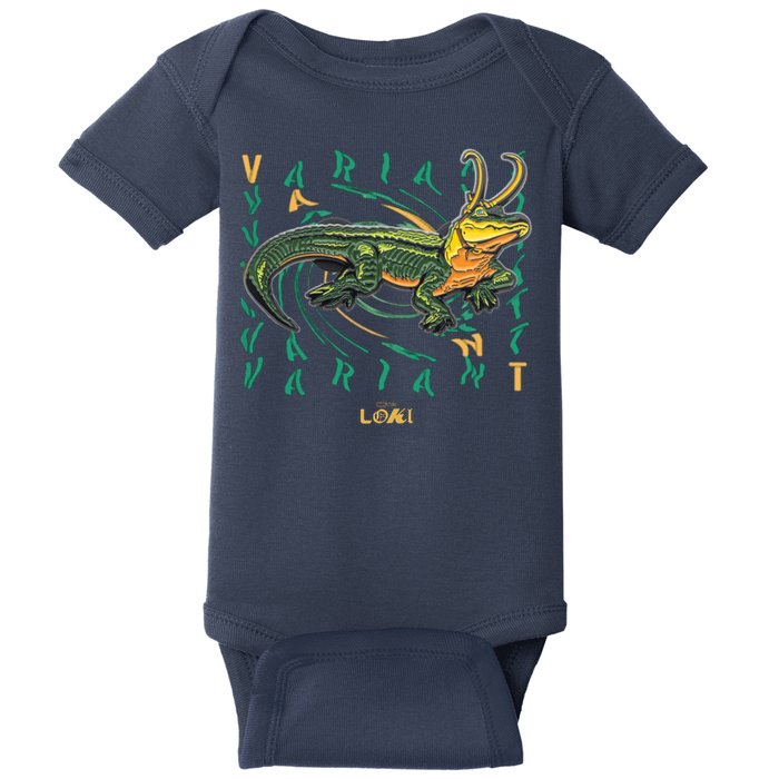 Alligator Loki Baby Bodysuit