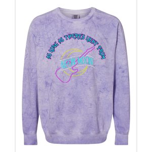 As Long As There's Light From Neon Moon Colorblast Crewneck Sweatshirt