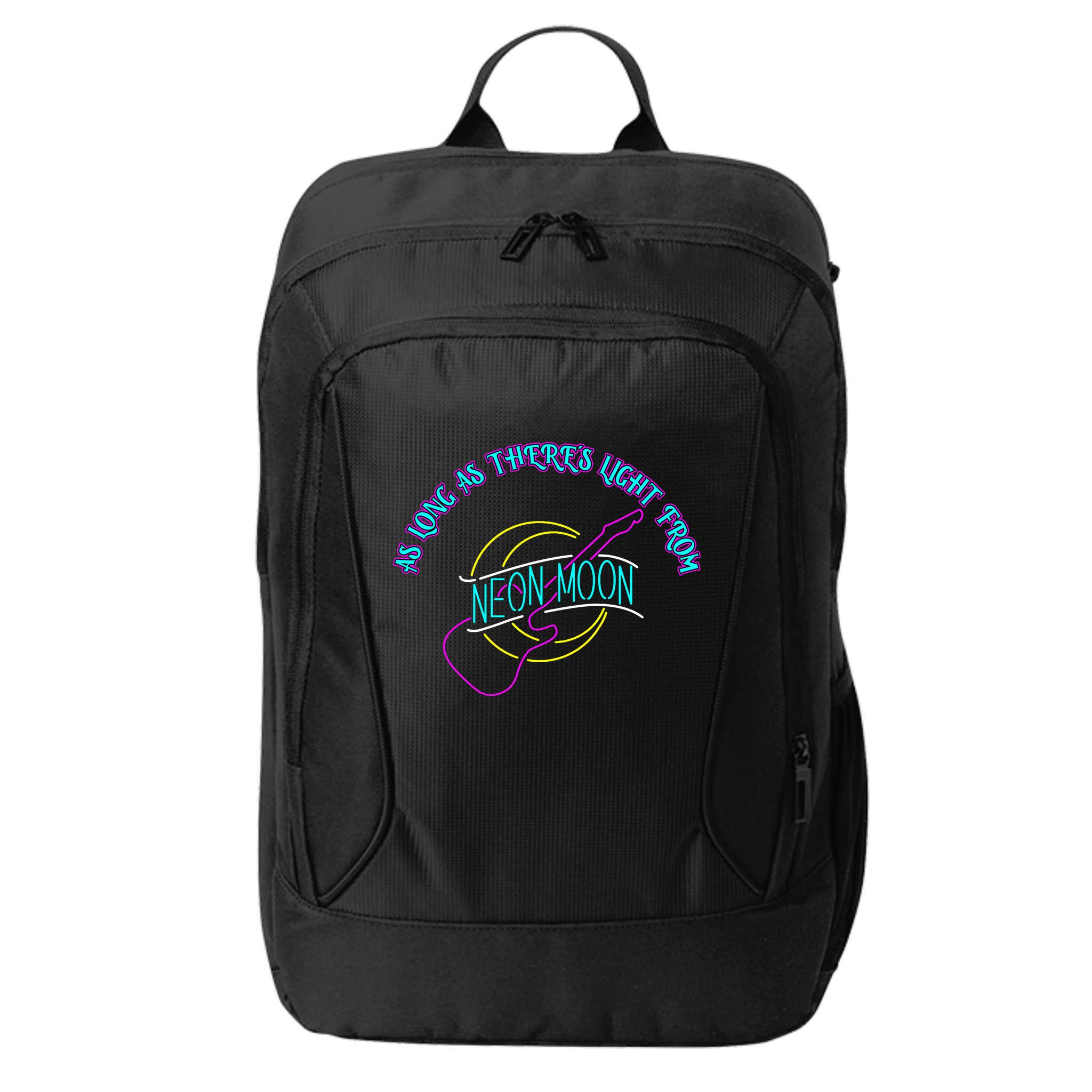 As Long As There's Light From Neon Moon City Backpack