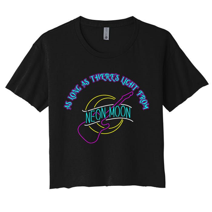 As Long As There's Light From Neon Moon Crop Top