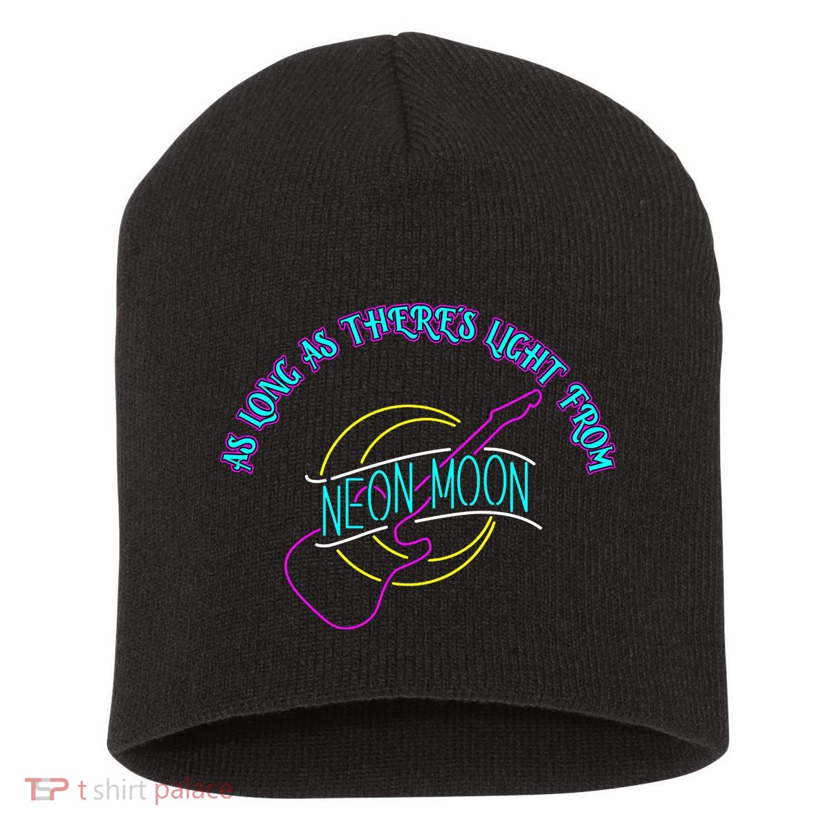 As Long As There's Light From Neon Moon Short Acrylic Beanie