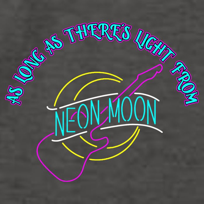 As Long As There's Light From Neon Moon Vector Backpack