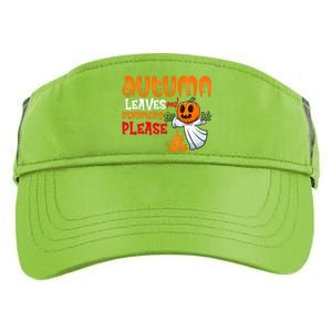 Autumn Leaves And Pumpkins Please Adult Drive Performance Visor