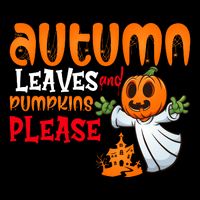 Autumn Leaves And Pumpkins Please Cooling Performance Crew T-Shirt