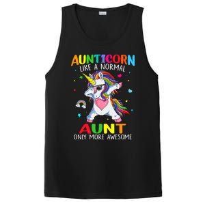 Aunticorn Like An Aunt Only Awesome Dabbing Unicorn Gift PosiCharge Competitor Tank