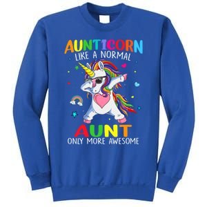 Aunticorn Like An Aunt Only Awesome Dabbing Unicorn Gift Sweatshirt