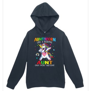 Aunticorn Like An Aunt Only Awesome Dabbing Unicorn Gift Urban Pullover Hoodie