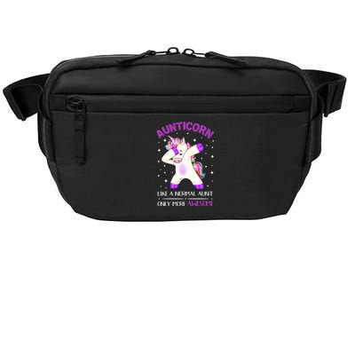 Aunticorn Like An Aunt Only Awesome Dabbing Unicorn Cute Gift Crossbody Pack