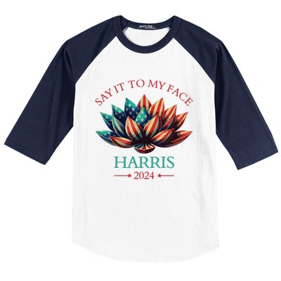 American Lotus Baseball Sleeve Shirt