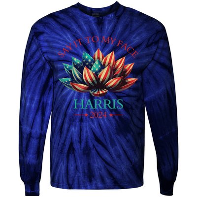 American Lotus Tie-Dye Long Sleeve Shirt