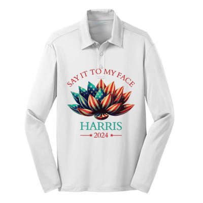 American Lotus Silk Touch Performance Long Sleeve Polo