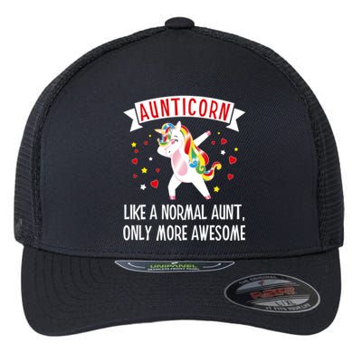 Aunticorn Like An Aunt Only More Awesome Tee Best Aunt Ever Cool Gift Flexfit Unipanel Trucker Cap