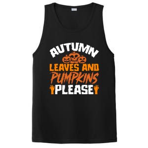 Autumn Leaves And Pumpkins Please PosiCharge Competitor Tank