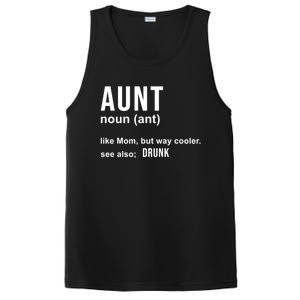 Aunt Like A Mom But Way Cooler Funny Auntie Funny Gift / Joke Gag Great Gift PosiCharge Competitor Tank