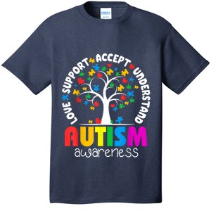 Autism Love Accept Support Autistic Autism Awareness T-Shirt