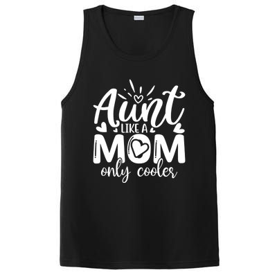 Aunt Like A Mom Only Cooler Cool Auntie Gift PosiCharge Competitor Tank