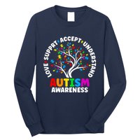 Autism Love Accept Support Autistic Autism Awareness Long Sleeve Shirt