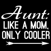 Aunt Like A Mom Only Cooler Cool Cute Funny Auntie Gift Impact Tech Backpack