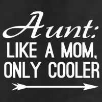 Aunt Like A Mom Only Cooler Cool Cute Funny Auntie Gift Beanie
