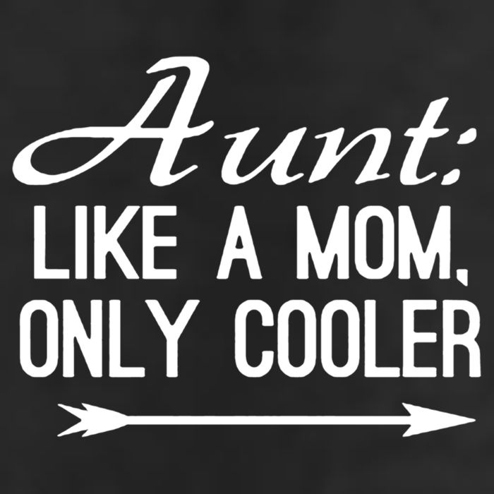 Aunt Like A Mom Only Cooler Cool Cute Funny Auntie Gift Beanie