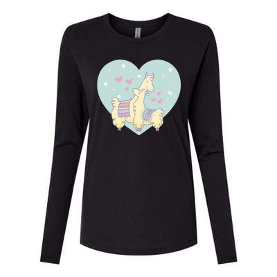 Alpaca Love Womens Cotton Relaxed Long Sleeve T-Shirt